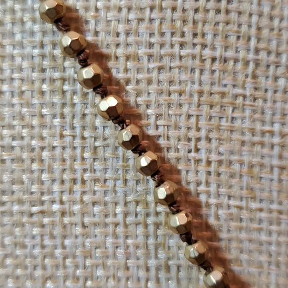 💥AEO Amber Colored Tear Drop Crystal Necklace - Picture 2 of 4